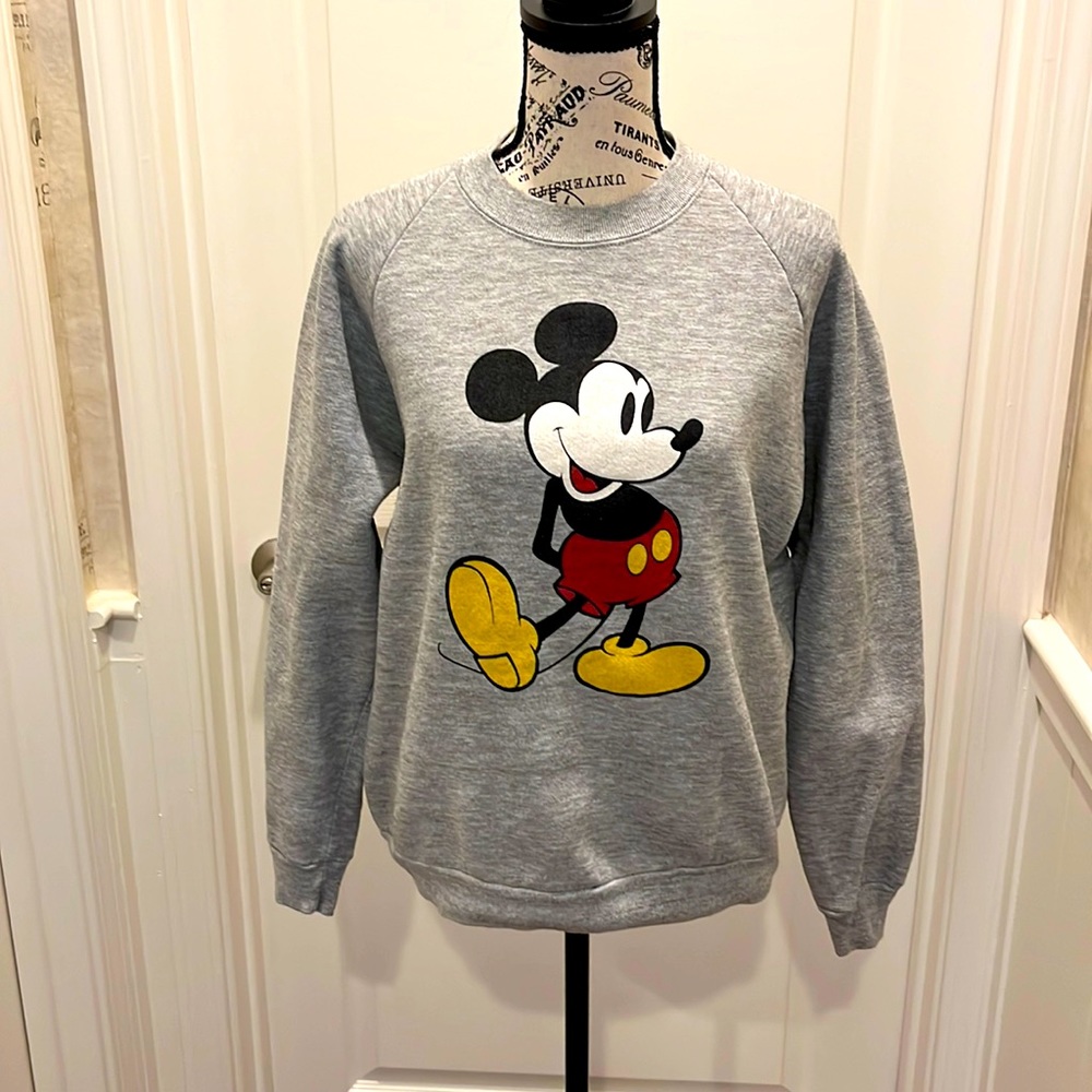 Vintage/Classic Mickey Mouse sweatshirt. Large made in USA